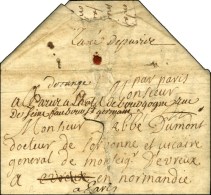 '' D'Orange '' Sur Lettre Avec Texte Daté Du 25 Avril 1736 Pour Evreux Réexpédiée... - Otros & Sin Clasificación