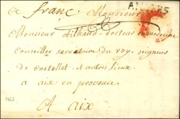 ANGERS + '' Franc '' Sur Lettre Avec Texte Daté D'Angers Le 22 Septembre 1763 Adressée à Aix.... - Otros & Sin Clasificación