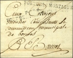 78 / PORT DE LA MONTAGNE + P. 78. P. PORT DE LA MONTAGNE (NR De Toulon) Sur Lettre Avec Texte Signé Du... - Otros & Sin Clasificación