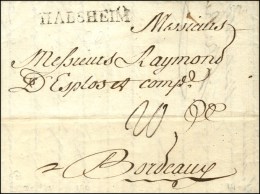 HABSHEIM (L N° 1) Sur Lettre Avec Texte Daté De Mulhouse. 1774. (cote : 650). - TB / SUP. - R. - 1701-1800: Precursores XVIII