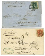 Lot De 2 Lettres De Buenos Ayres Pour La France. - TB. - Correo Marítimo