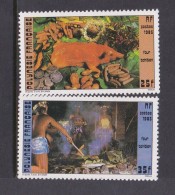 French Polynesia SG 460-61 1985 Tahitian Oven MNH $ 3.00 - Ungebraucht