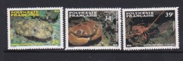 French Polynesia SG 501-03 1987 Crustaceans MNH - Ungebraucht