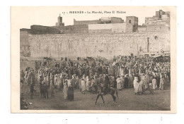 Meknès-Le Marché Place El Hédine---(B.2810) - Meknès