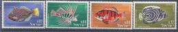 1962 ISRAEL 225-28** Poissons Mer Rouge - Unused Stamps (without Tabs)