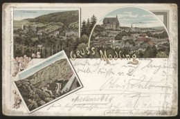 MODLING LITHO OLD VINTAGE POSTCARD 1898 - Mödling