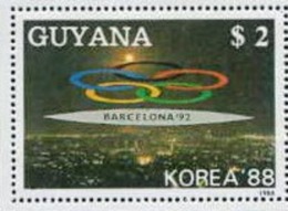 GUYANA Jeux Olympiques BARCELONE 92, 1 Valeur ** MNH - Summer 1992: Barcelona