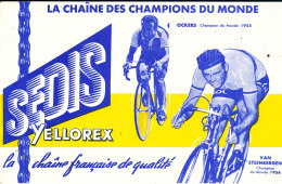 BU 1418 /   BUVARD -   SEDIS  YELLOREX   LA CHAINE DES CHAMPIONS DU MONDE - Transport