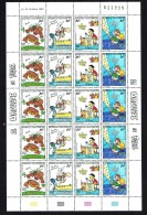 1992   La Brousse En Folie - Bande Dessinée  -  Feuille De  5 Bandes De 4   Yv  PA 300-303   **  MNH - Ongebruikt