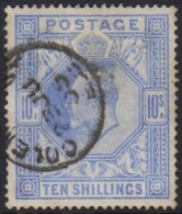 1902-10 10s Ultramarine, De La Rue Printing, SG 265, Good Used With Neat Cds Cancel. For More Images, Please Visit... - Unclassified