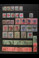 NATAL 1902-09 USED KEVII ACCUMULATION Presented On Stock Pages. Shade & Postmark Interest Throughout,... - Non Classificati