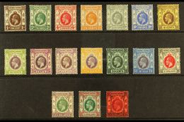 1912 - 21 Geo V Set Complete, Wmk MCA,  SG 100/16, Very Fine And Fresh Mint, Lovely Fresh Colours.  (17 Stamps)... - Altri & Non Classificati