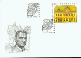 Slovakia 2015, FDC Cover House Of Culture Skalica Mi.# 779, Ref.bbzg - FDC