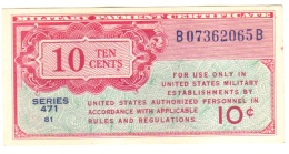 10 Cent Military Payment Certificate Series 471 - FDS UNC - 1947-1948 - Serie 471