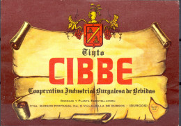 344 - Espagne - Burgos - Tinto Cibbe - Cooperativa Industral Burgalesa De Bebidas - Burgos - Red Wines