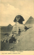 Egypte - Egypt - Pyramides - Cairo - Le Caire - Le Sphinx - 2 Scans - état - Sphinx