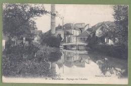 CPA - SOMME - DOULLENS - PAYSAGE SUR L'AUTHIE - Cheminée D'usine - édition Dechaussy / 28 - Doullens