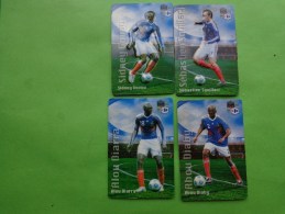 Lots De Magnets Carrefour Fff  -diaby-diarra-goujou-squillaci - Sports