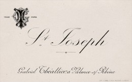LOT DE 10 ETIQUETTES NEUVE ST JOSEPH GABRIEL THEALLIER VALENCE S/RHONE TRADE MARK - Verzamelingen, Voorwerpen En Reeksen