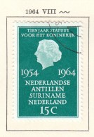 Niederlande 1964°, 10 Jahre Statut Für NL, Surinam + NL Ant. / Netherlands 1964, Used, 10th Anniv. Of Constit. - Other & Unclassified