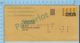Canada PostPar 30¢ "Poste Parallèle" - Sur Enveloppe Reader's Digest- 1987-88  Compagnie Privée Grève Postale 2 Sca - Cartas & Documentos