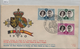 1960 Mariage De Sa Majeste Le Roi Avec Dona Fabiola - FDC Brüssel - 1951-1960