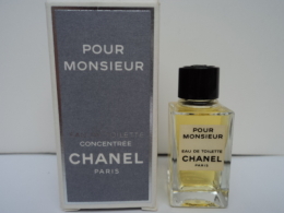 CHANEL" POUR MONSIEUR"   MINI EDT 4  ML LIRE & VOIR!! - Miniaturen Herrendüfte (mit Verpackung)