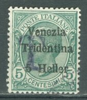 ITALIA - OCCUPAZIONI - TRENTINO - SEGNATASSE 1918: Sassone BZ1/2, ** MNH - FREE SHIPPING ABOVE 10 EURO - Trentin