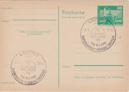 Germany - East Germany - Postal Stationery - Berlin City Hall - Special Cancellation In Leipzig - Esperanto - 1980 - Cartes Postales - Neuves