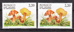 Monaco 1629 Variété Herbe Vert Clair  Et Vert Foncée Champignons Neuf ** TB  MNH Sin Charnela - Varietà