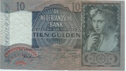 DeNederlandische Bank/PAYS-BAS/ Tien Gulden// 1942       BILL138 - 10 Gulden