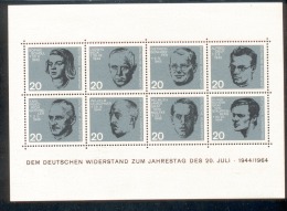 Bund Block 03 Widerstandskämpfer  Postfrisch MNH ** - 1959-1980