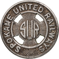 États-Unis, Spokane United Railways, Jeton - Professionnels/De Société