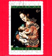 BURUNDI - Nuovo Oblit. - 1971 - 25° Anniversario Dell'UNICEF - Dipinto - Madonna Con Bambino - 6+1 - Ongebruikt
