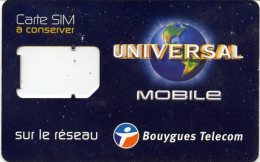 @+ Carte GSM - SIM - Universal Mobile / Bouygues - Verso 15.01 (sans Puce) - Mobicartes (GSM/SIM)