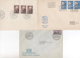 THREE FINLAND COVERS 1961, 1954, 1957 - AS PER SCAN - Storia Postale