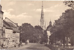 0-5700 MÜHLHAUSEN, Blick Zur Marienkirche, 1957, Druckstelle - Muehlhausen