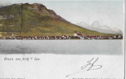 GRUSS AUS ARTH AM SEE → Schöne Und Alte Litho-Karte Anno 1903 - Arth