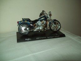 Harley Davidson (1997 FXSTS Springer Softail) "Maisto"  Scala 1/18 - Motorcycles