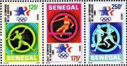 SENEGAL  Jeux Olympiques (olympic Games) LOS ANGELES 1984. Yvert 611/13 ** MNH , Neuf Sans Charniere - Zomer 1984: Los Angeles