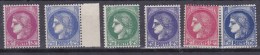 N° 372 à 376 Type Cérès  Timbres Neuf Impéccable Sans Charnière - 1945-47 Ceres Of Mazelin