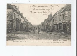 RESSONS SUR MATZ (OISE) LA GRANDE RUE APRES LE DEPART DES ALLEMANDS EN 1918 - Ressons Sur Matz