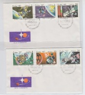 Cuba COSMONAUTICS DAY SPACE FDC 1984 - America Del Nord