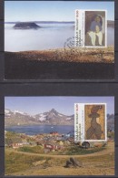 Greenland 1997 Art 2v 2 Maxicards (31017) - Maximum Cards