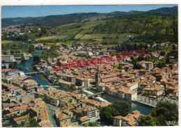 09 - ST SAINT GIRONS - CENTRE EXCURSION DU COUSERANS -VU DU CIEL LES BORDS DU SALAT - Saint Girons