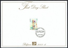 FDS 2001 - 6 - COB N° 2989 - EUROPA 2001 - L'eau, Richesse Naturelle, Source De Vie. - 1999-2010