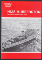 Mijnenbestrijdingsvaartuigen HMS "Hubbertson" MII47 Der Koninklijke Marine, 4-seitiges Infoblatt Mit Bildern, 1983 - Holland