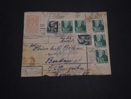 HONGRIE - Colis Postal Pour Budapest - A Voir - L 853 - Postpaketten
