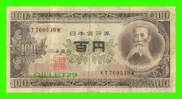 JAPON - NIPPON GINK0, 100 YEN - No KT 769539 W - - Japan