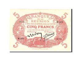 Billet, Réunion, 5 Francs, 1944, Undated, KM:14, SUP - Papeete (Polinesia Francesa 1914-1985)
